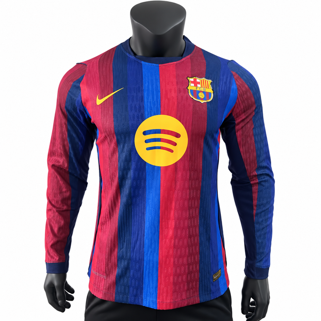 2026/27 Barcelona Home Jersey Longsleeve Player Version