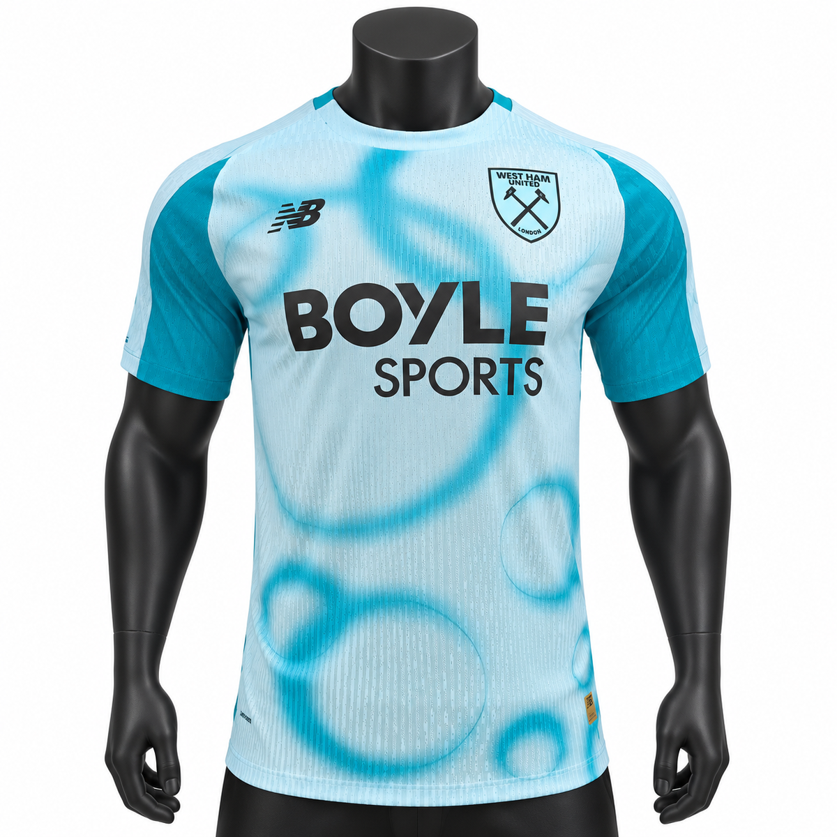 2026/27 West Ham Second Away Jersey Player Version