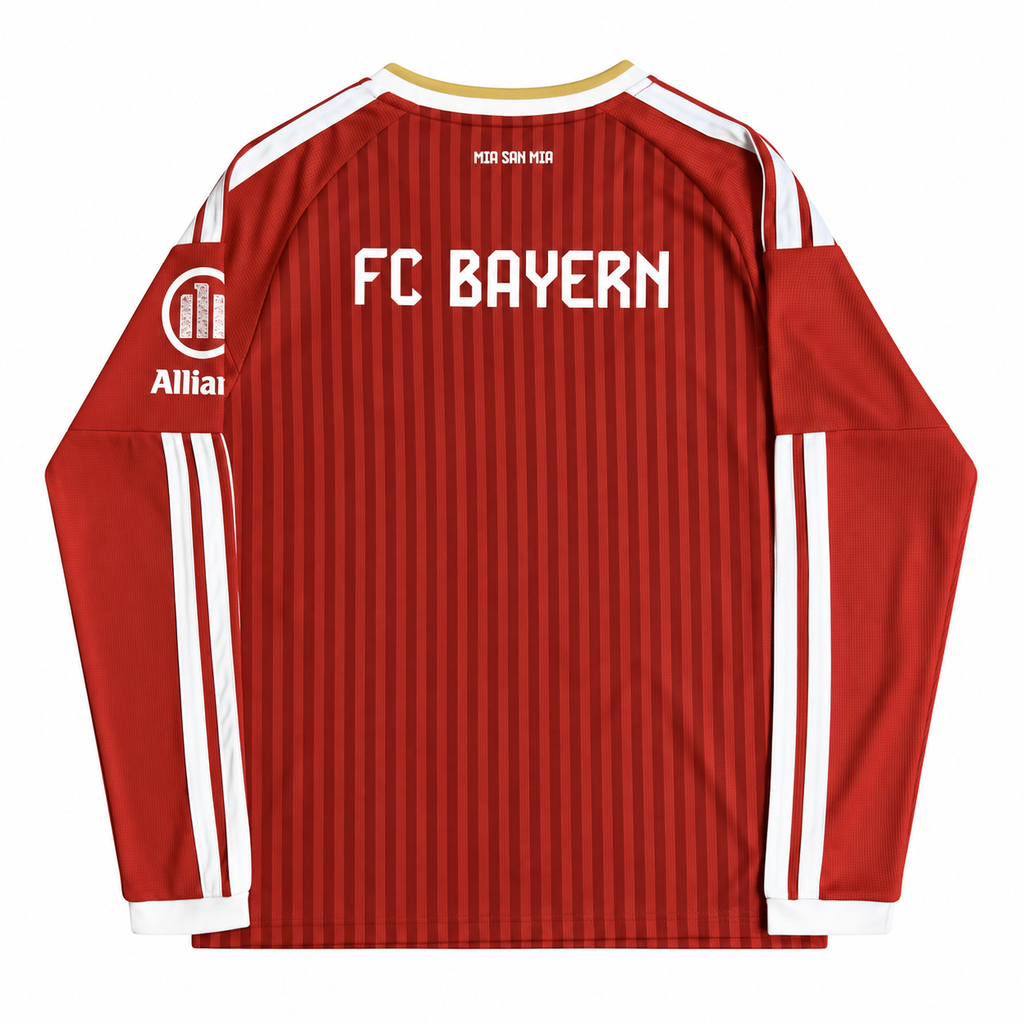 2026/27 Bayern Munich Home Longsleeve Jersey Fan Version