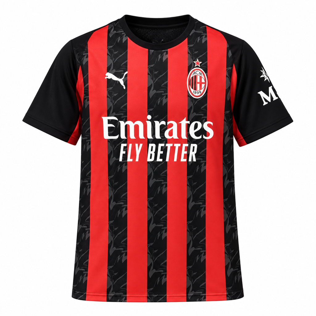 2025/26 AC Milan Home Jersey Fan Version