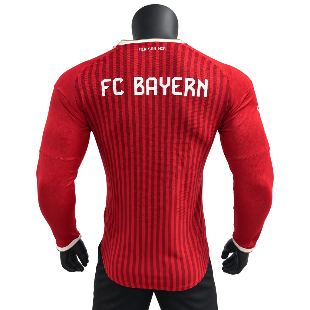 2026/27 Bayern Munich Home Longsleeve Jersey Player Version