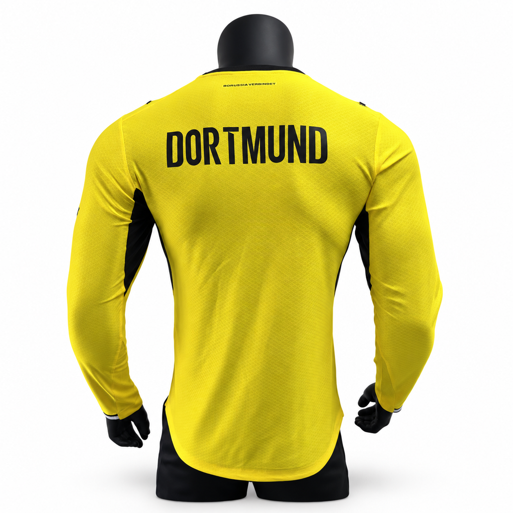 2026/27 Dortmund Home Longsleeve Jersey Player Version