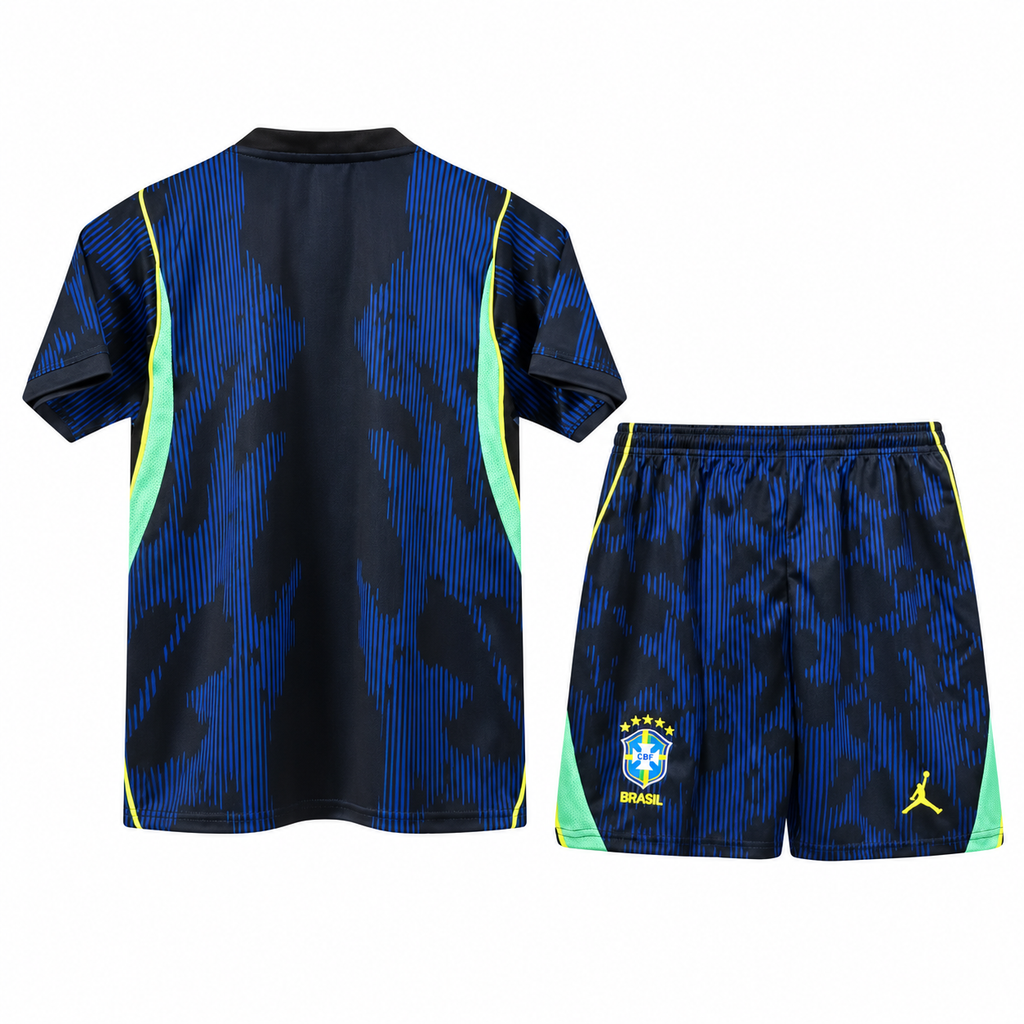 2026 Brazil Away Jersey Kids Kit