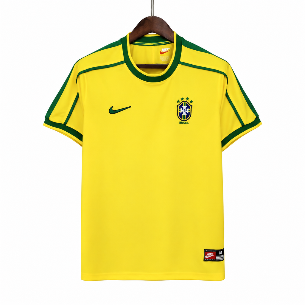 1998 Brazil Home Retro Jersey