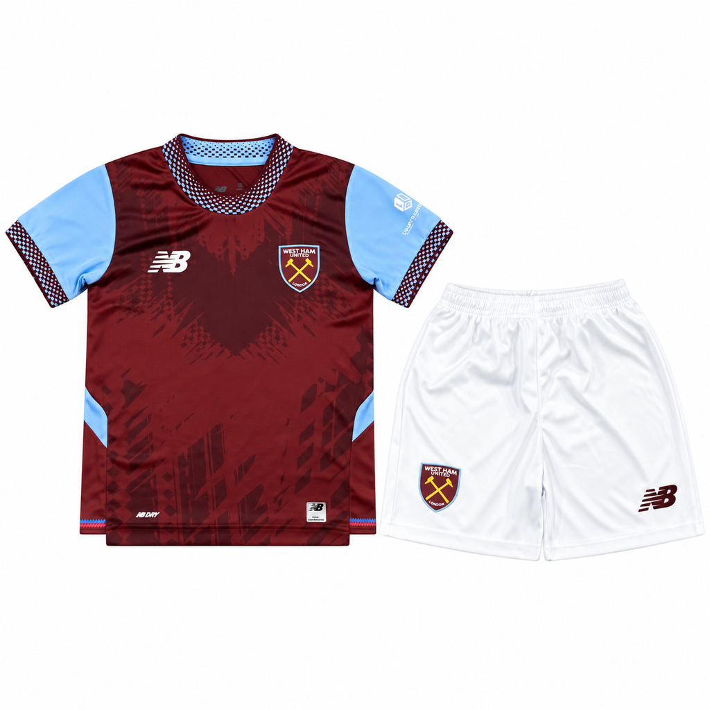 2026/27 West Ham Home Kids Kit
