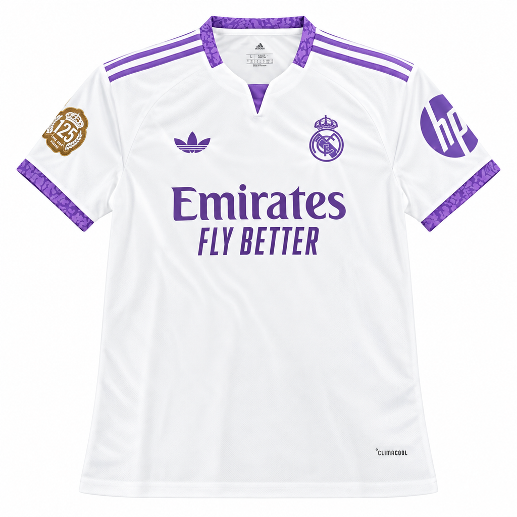 2026/27 Real Madrid 125th Anniversary Jersey Fan Version